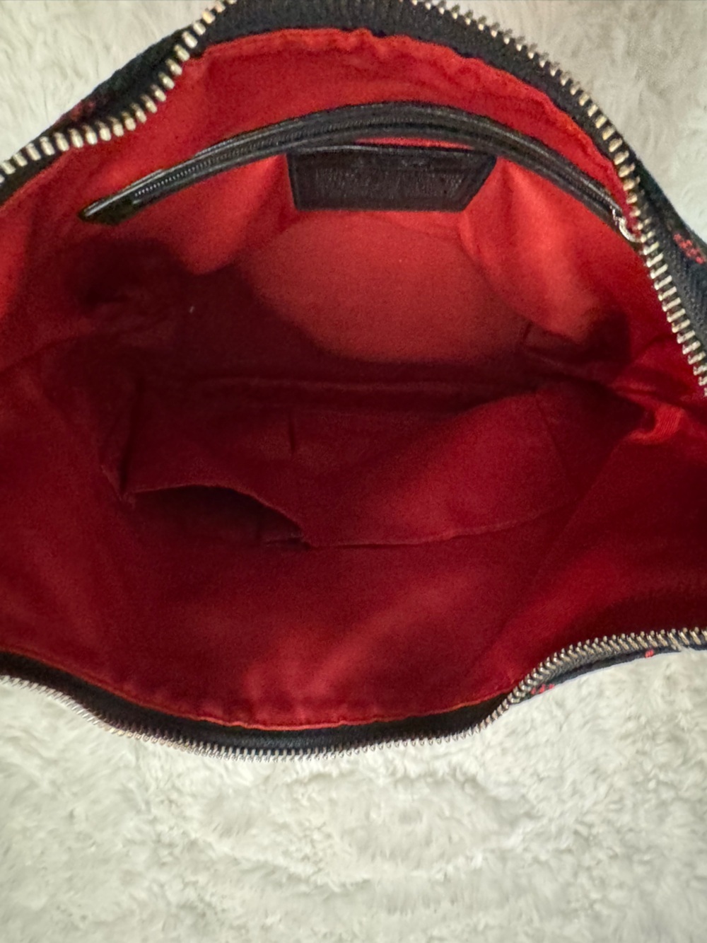 Coach Plaid Tartan Shoulder Bag Y2K Eras - Picture 4 of 13